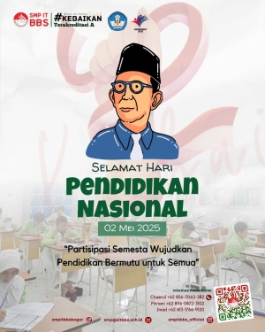 Selamat Hari Pendidikan Nasional! 02 Mei 2025