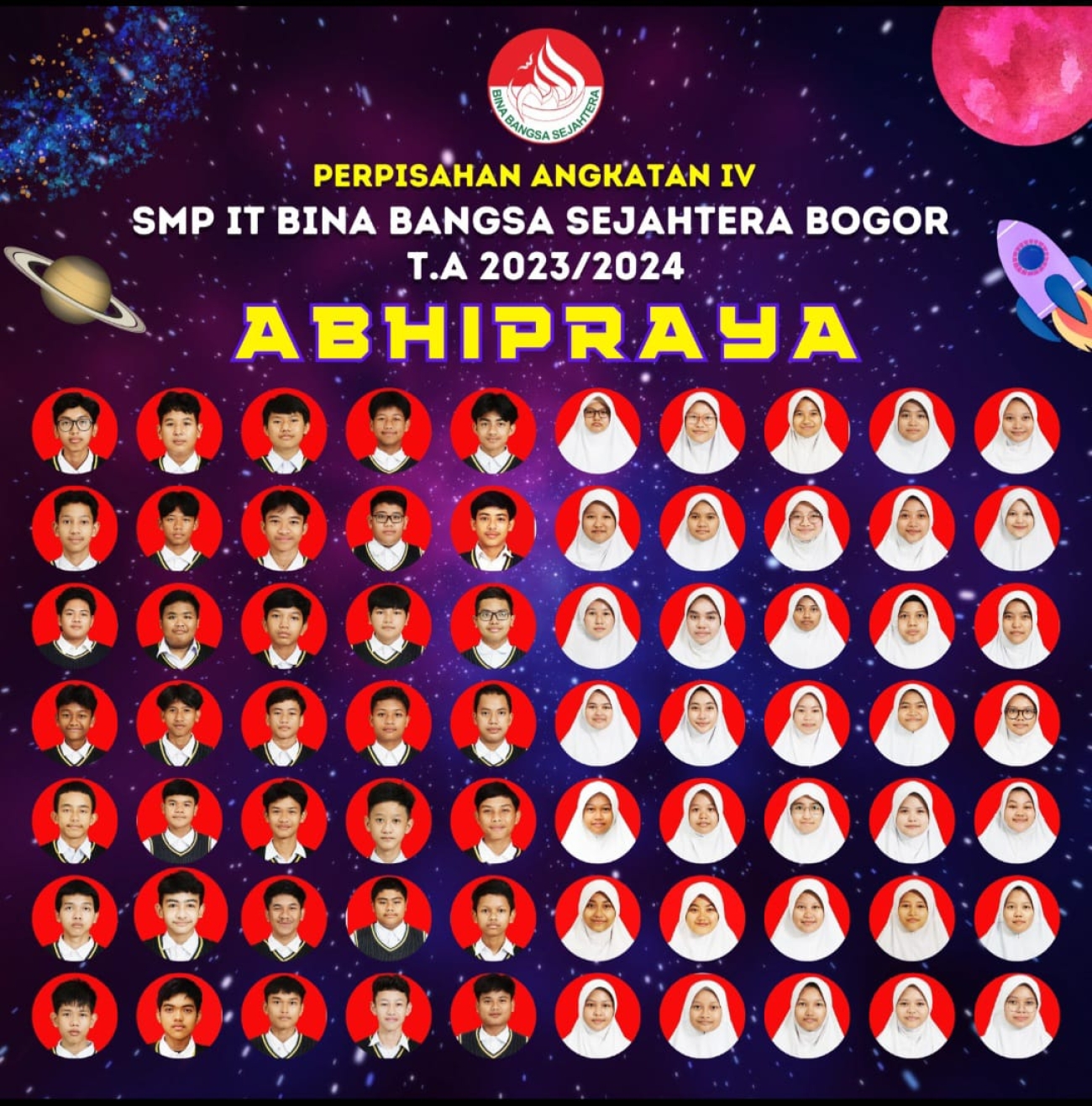 Pelepasan Siswa SMP IT BBS Kota Bogor Sederhana Tetapi Berkharisma