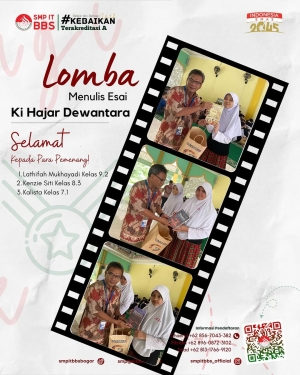 SMP IT BBS - Lomba Menulis Esai Ki Hajar Dewantara