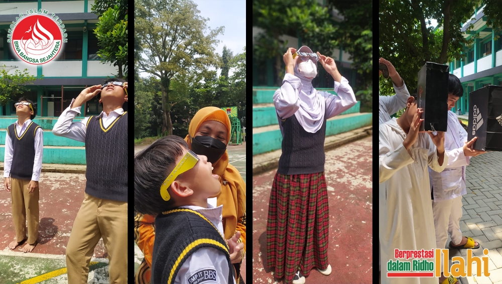 Jelang Gerhana Matahari Total 20 April 2023 SMPIT BBS Bogor Gelar Sosialisasi