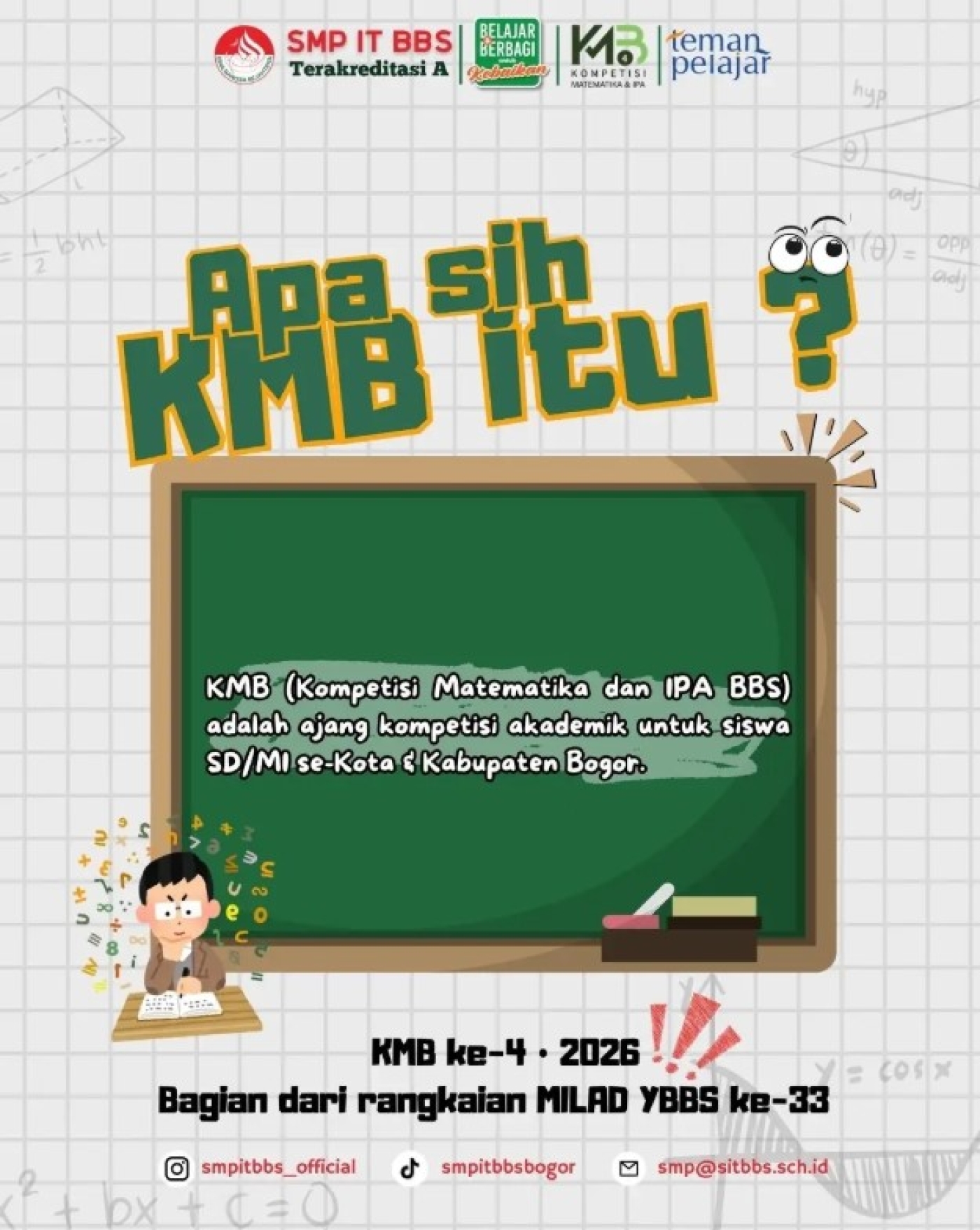 SMP IT BBS kembali gelar Kompetisi Matematika dan IPA ke-4